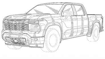 2027 Chevrolet Silverado 1500 Design Revealed in Patent Images